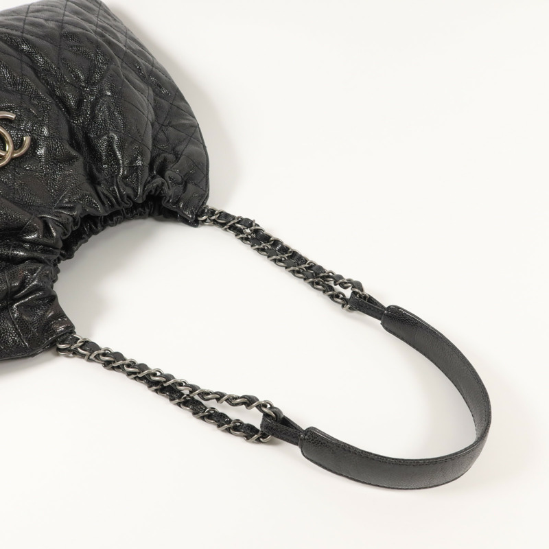 CHANEL 牛皮皮革Shoulder Bag鏈帶肩背袋-7