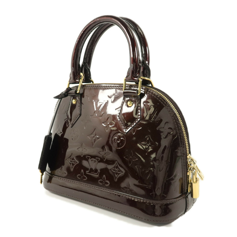 LOUIS VUITTON Monogram Vernis Alma BB手挽肩背兩用袋-2