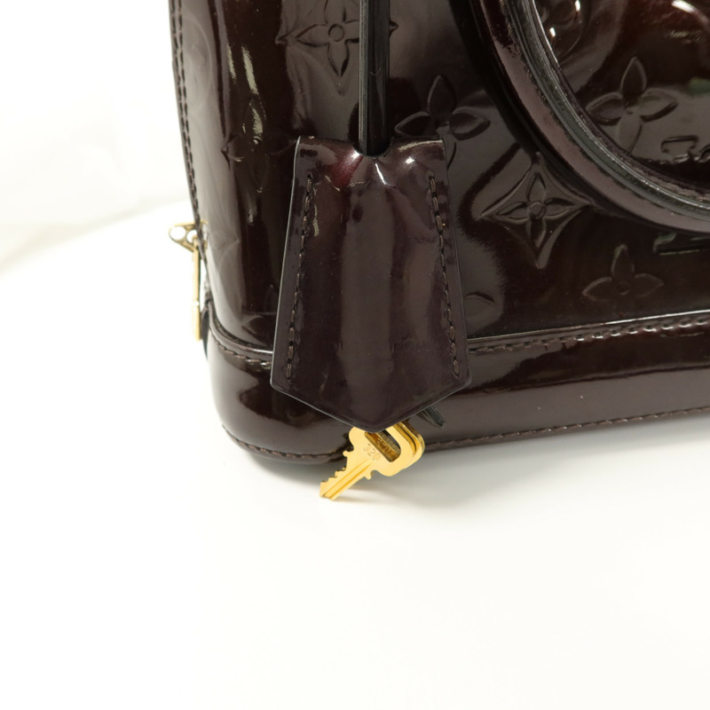 LOUIS VUITTON Monogram Vernis Alma BB手挽肩背兩用袋-8