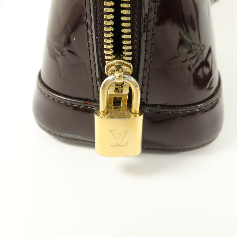 LOUIS VUITTON Monogram Vernis Alma BB手挽肩背兩用袋-10