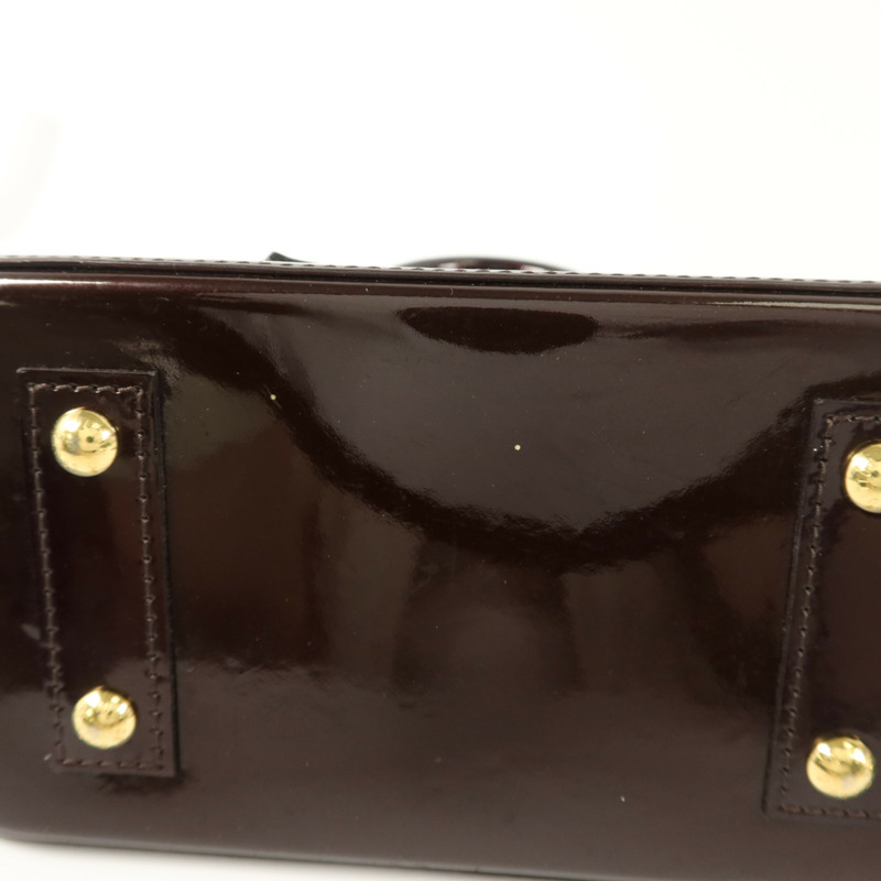 LOUIS VUITTON Monogram Vernis Alma BB手挽肩背兩用袋-15