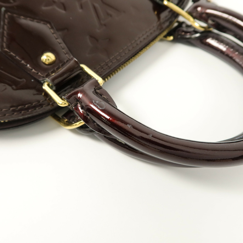 LOUIS VUITTON Monogram Vernis Alma BB手挽肩背兩用袋-17