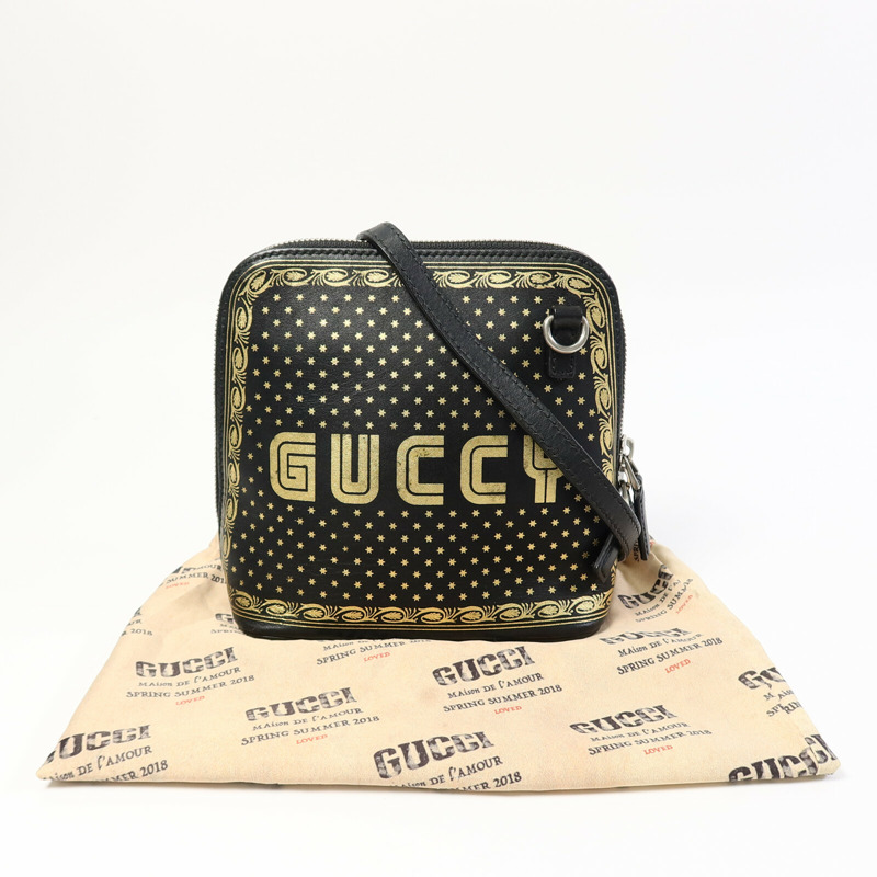 GUCCI 牛皮皮革Sega Mini肩背袋-12