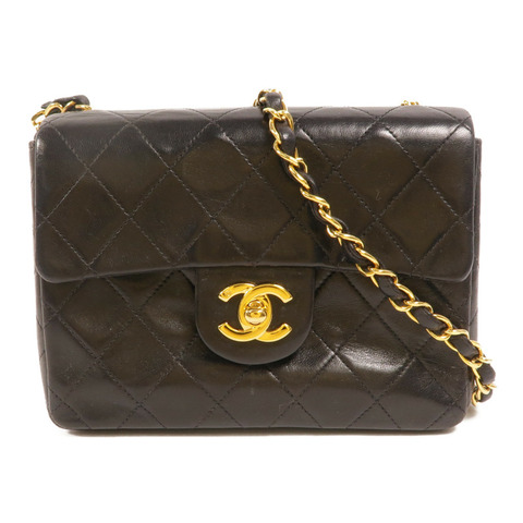 CHANEL 羊皮皮革Vintage Classic 17鏈帶肩背袋