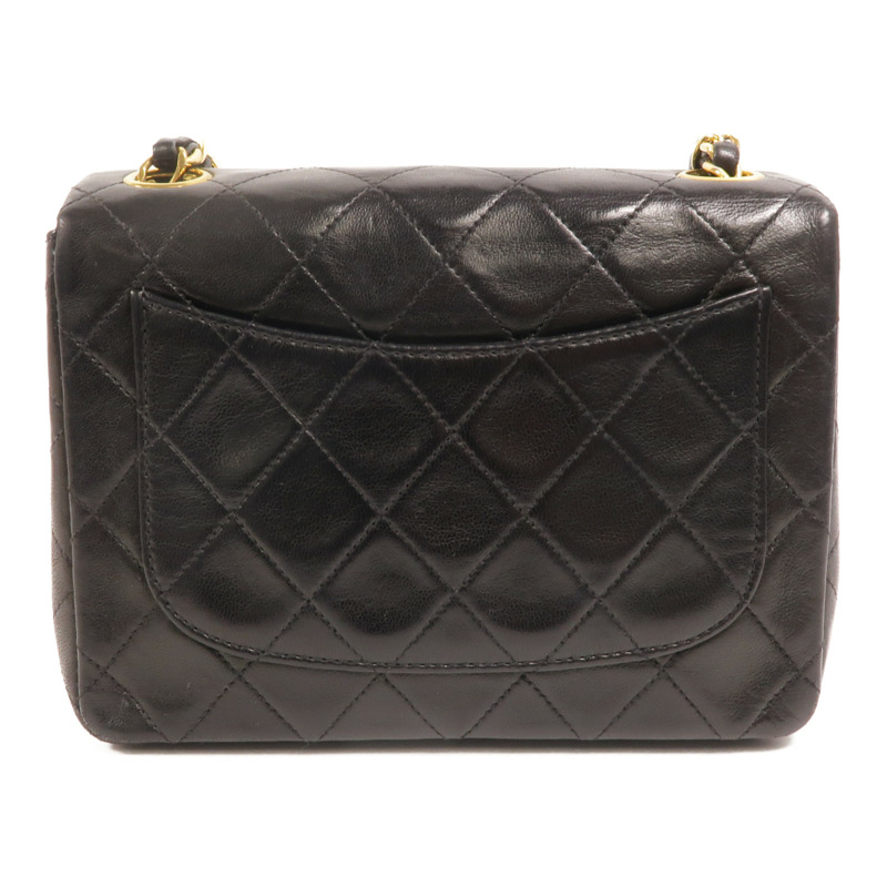 CHANEL 羊皮皮革Vintage Classic 17鏈帶肩背袋-1