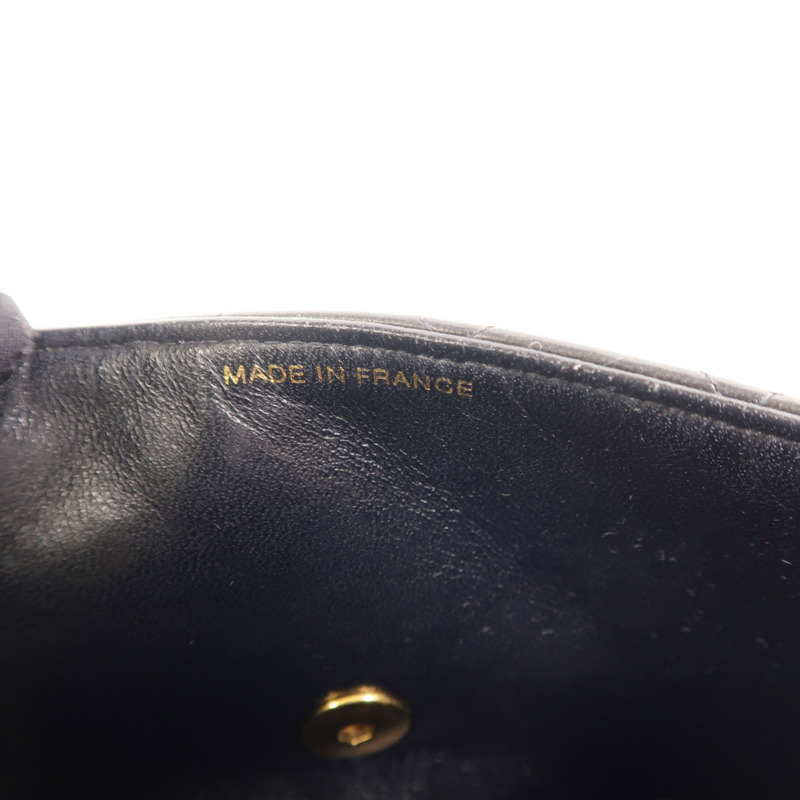 CHANEL 羊皮皮革Vintage Classic 17鏈帶肩背袋-13