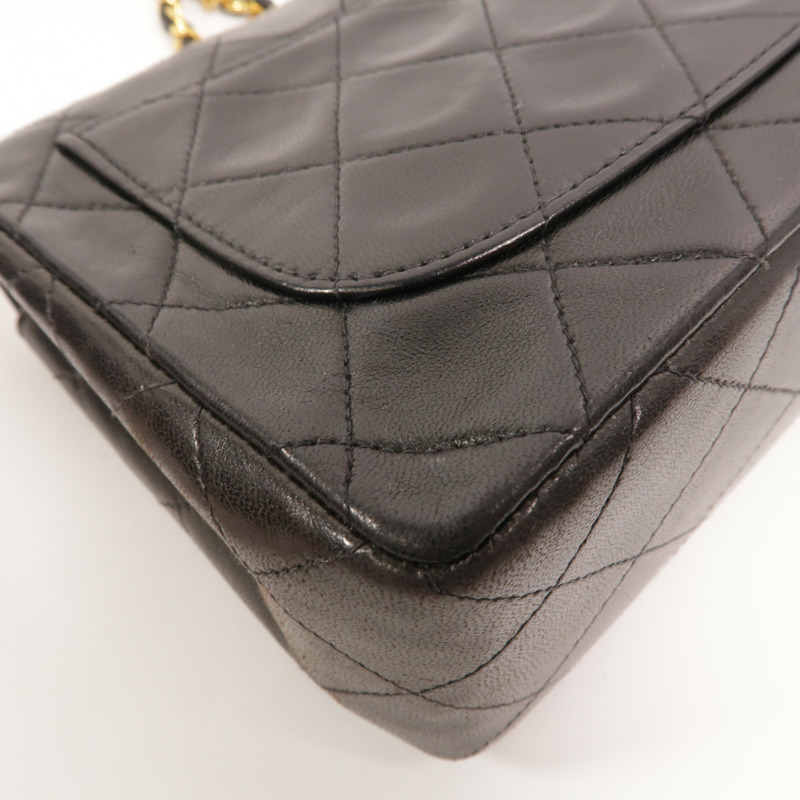 CHANEL 羊皮皮革Vintage Classic 17鏈帶肩背袋-17