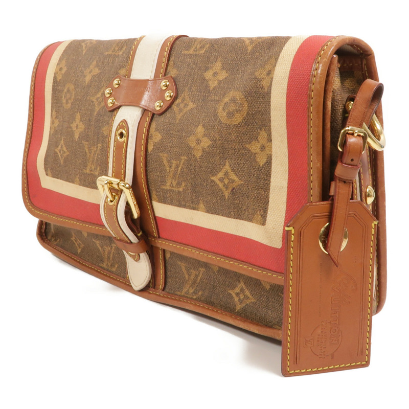 LOUIS VUITTON Monogram Tissue Porte Rayures肩背袋-2