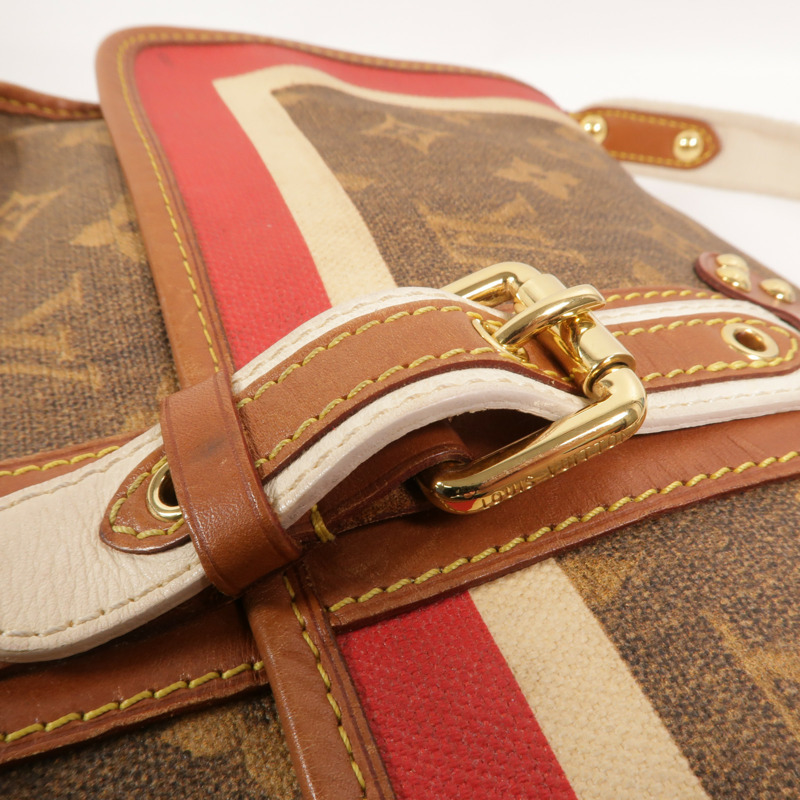 LOUIS VUITTON Monogram Tissue Porte Rayures肩背袋-17