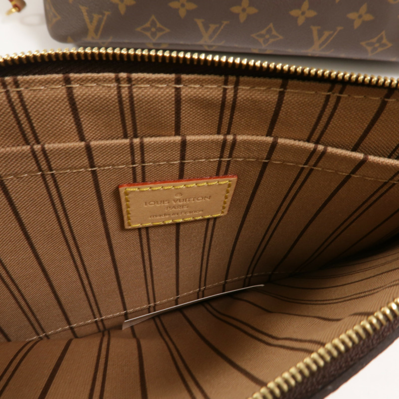 LOUIS VUITTON Monogram Neverfull MM手挽袋-9