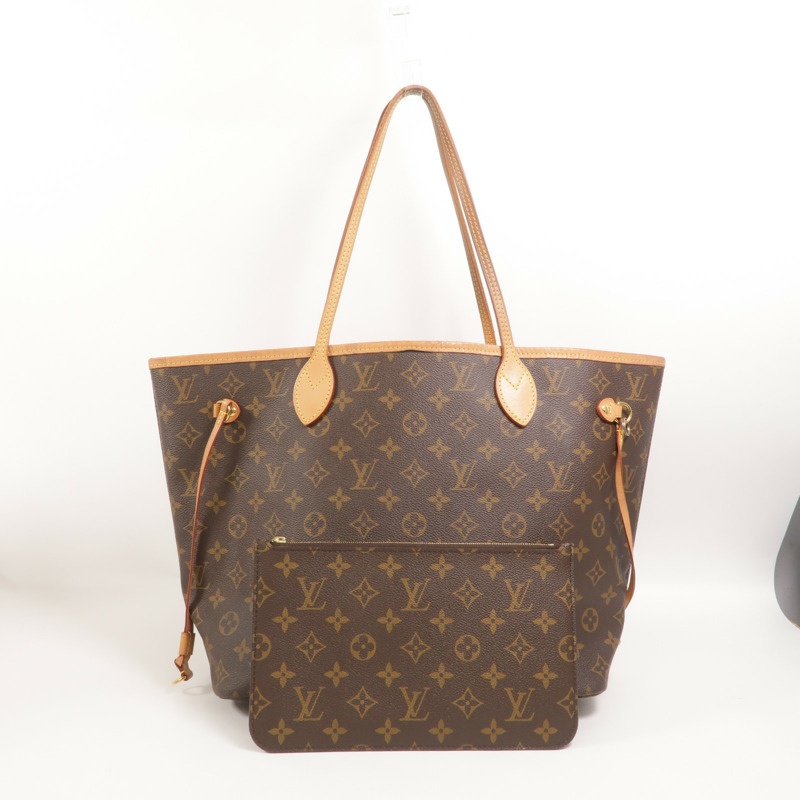 LOUIS VUITTON Monogram Neverfull MM手挽袋-11