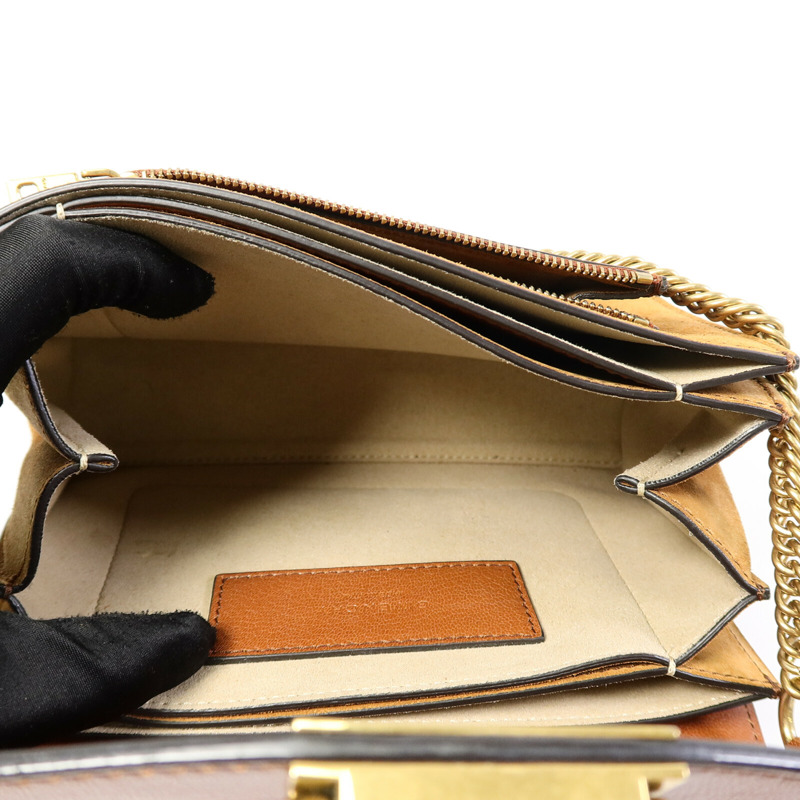 GIVENCHY 山羊皮皮革GV3 Crossbody Small手挽肩背兩用袋-4