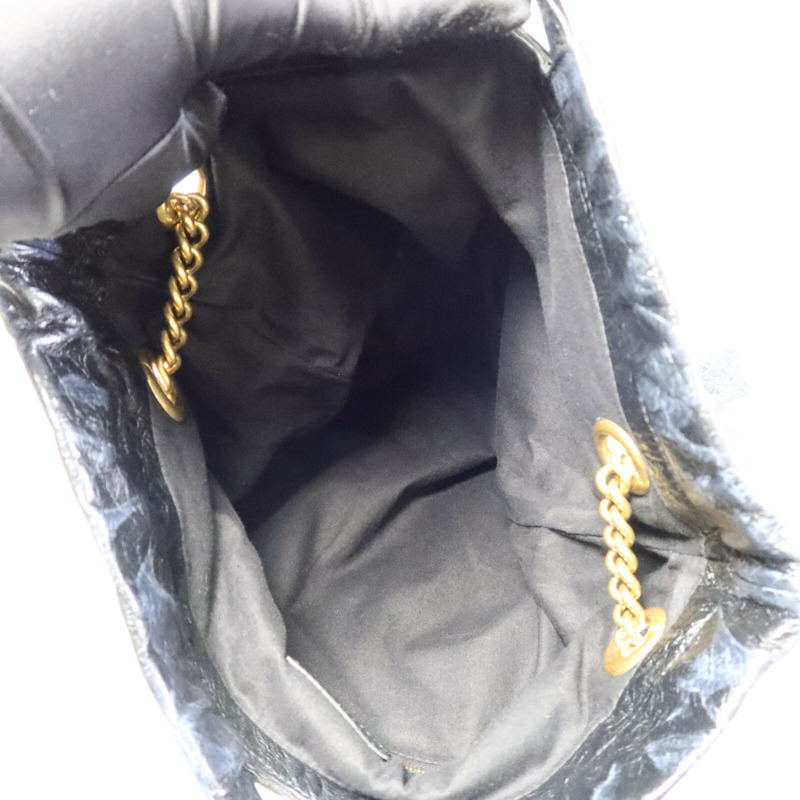 BALENCIAGA 羊皮皮革Crush Medium Tote Bag鏈帶肩背袋-4