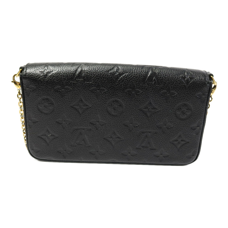 LOUIS VUITTON Monogram Empreinte Felicie Pochette鏈帶肩背袋-2