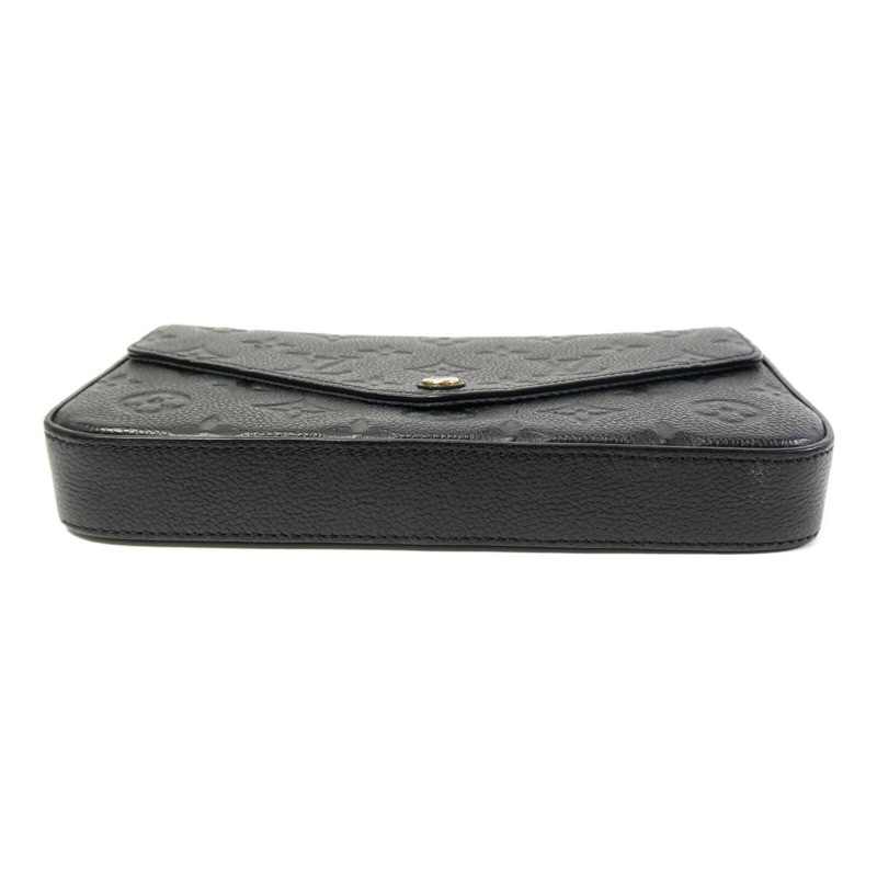 LOUIS VUITTON Monogram Empreinte Felicie Pochette鏈帶肩背袋-3