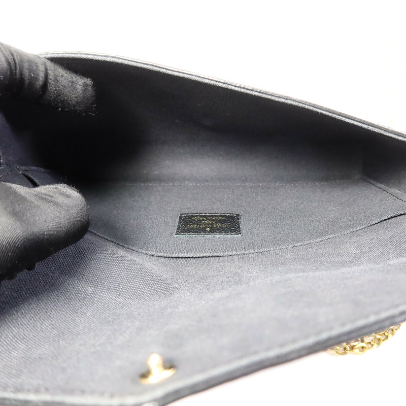 LOUIS VUITTON Monogram Empreinte Felicie Pochette鏈帶肩背袋-4