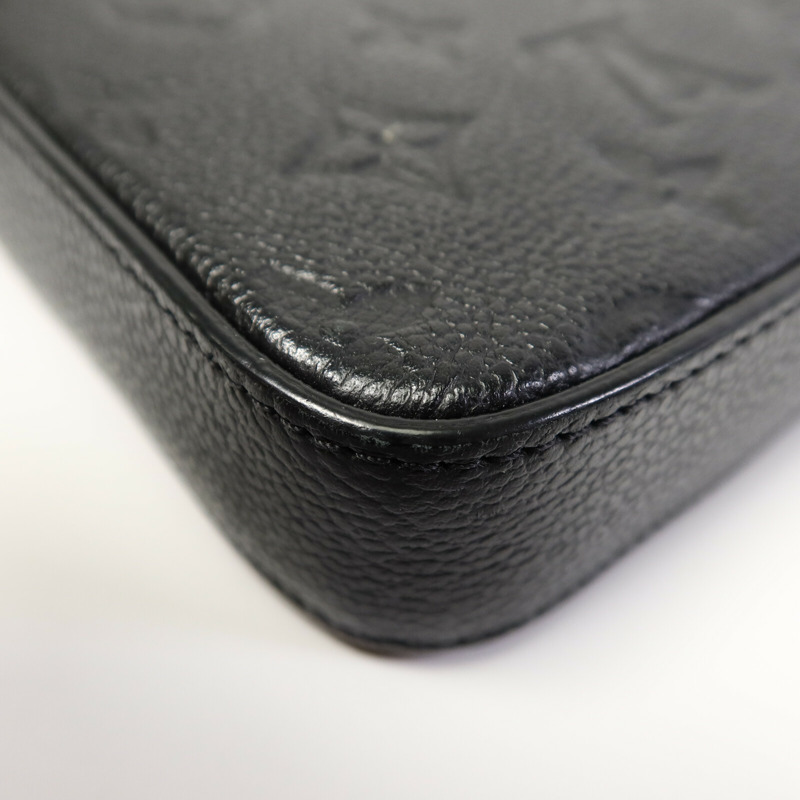 LOUIS VUITTON Monogram Empreinte Felicie Pochette鏈帶肩背袋-11