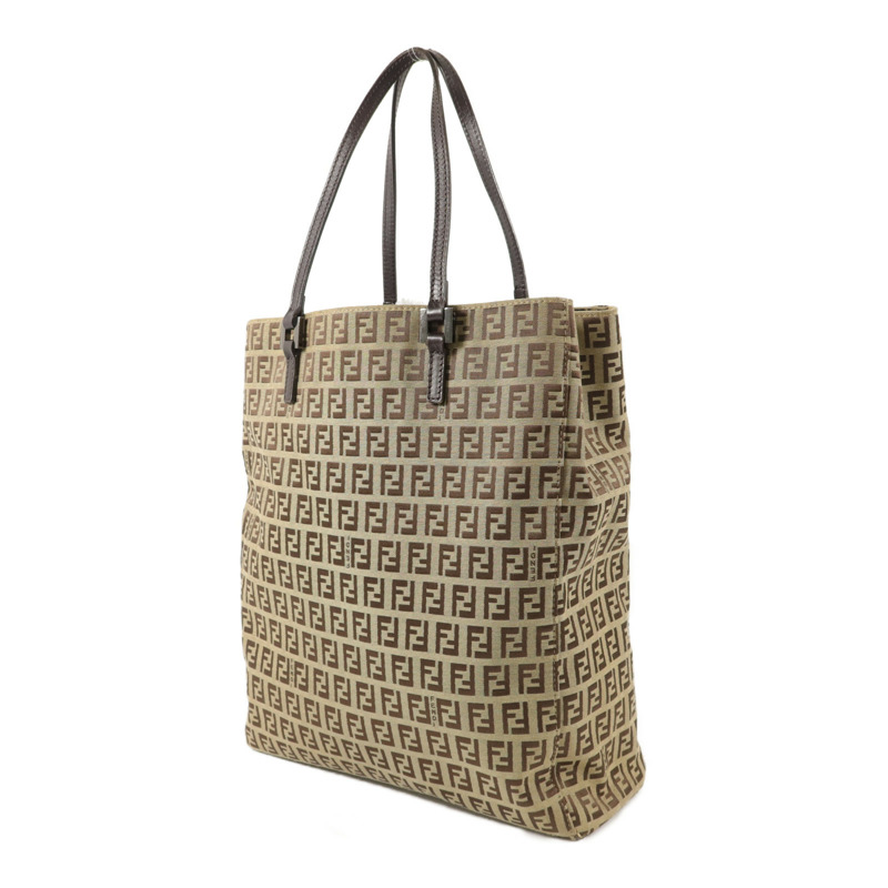 FENDI 牛皮皮革/帆布Vintage Hand Bag手挽袋-2