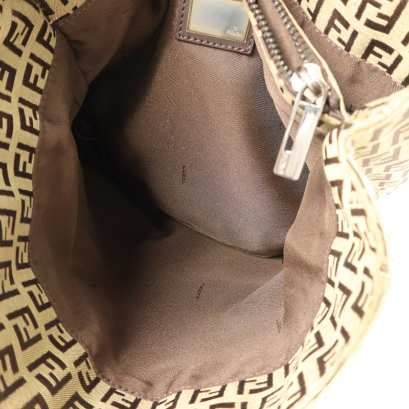 FENDI 牛皮皮革/帆布Vintage Hand Bag手挽袋-5