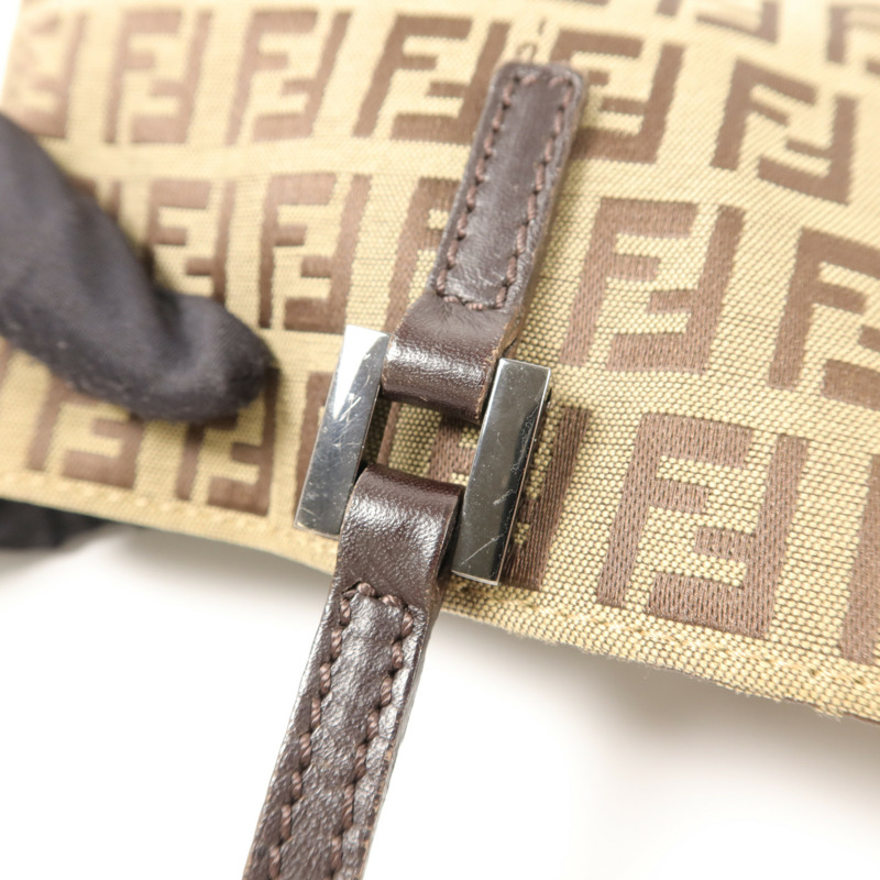 FENDI 牛皮皮革/帆布Vintage Hand Bag手挽袋-10