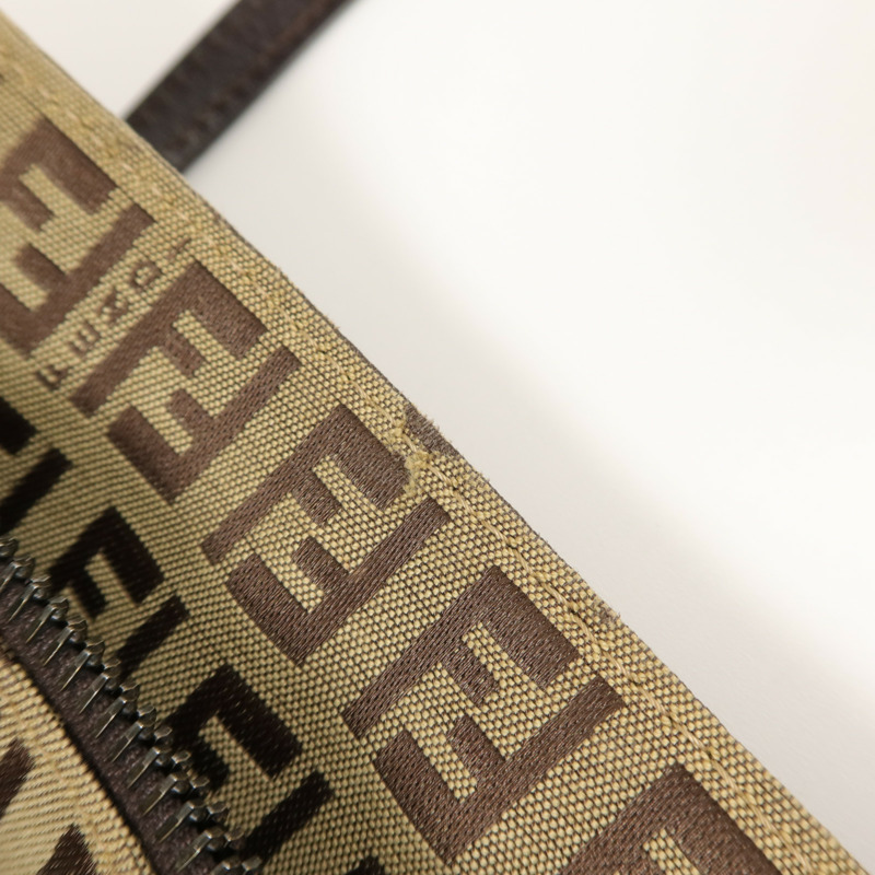 FENDI 牛皮皮革/帆布Vintage Hand Bag手挽袋-17