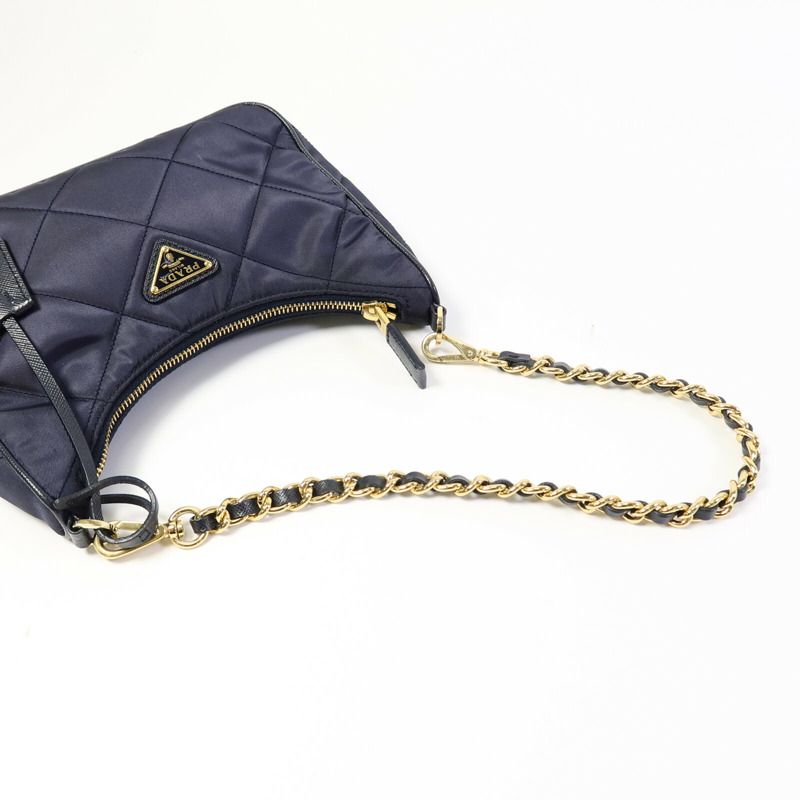 PRADA 尼龍Chaine Re-Nylon Mini手挽肩背兩用袋-8