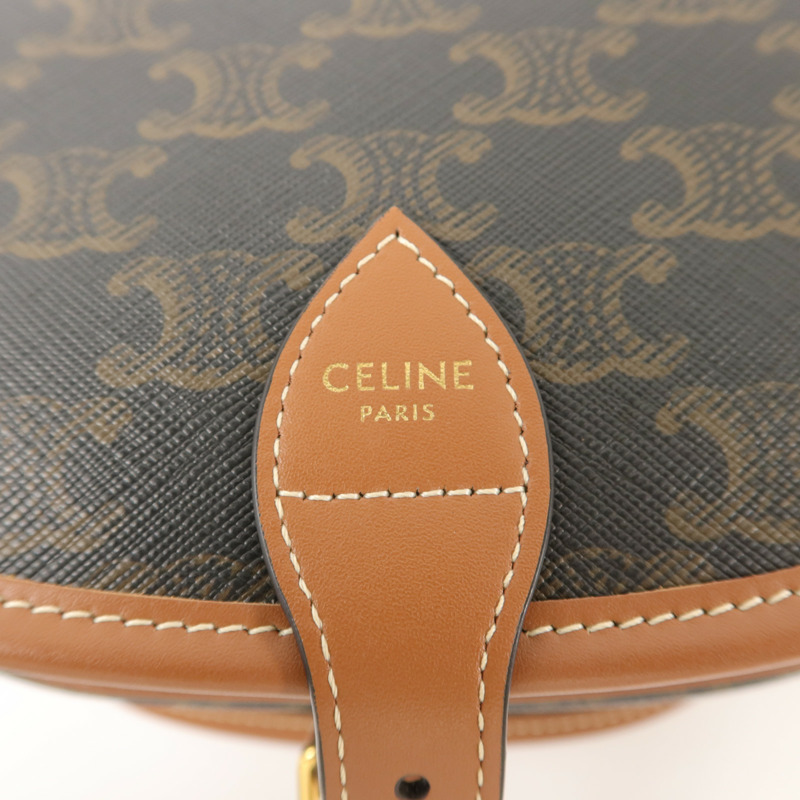 CELINE 塗層帆布Folco肩背袋-5