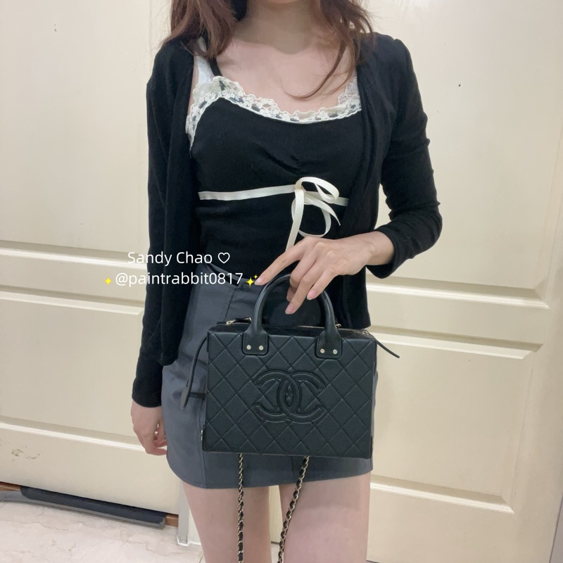 ෆ Chanel 22B Vanity Case限量✨盒子包 🉑放手機-5