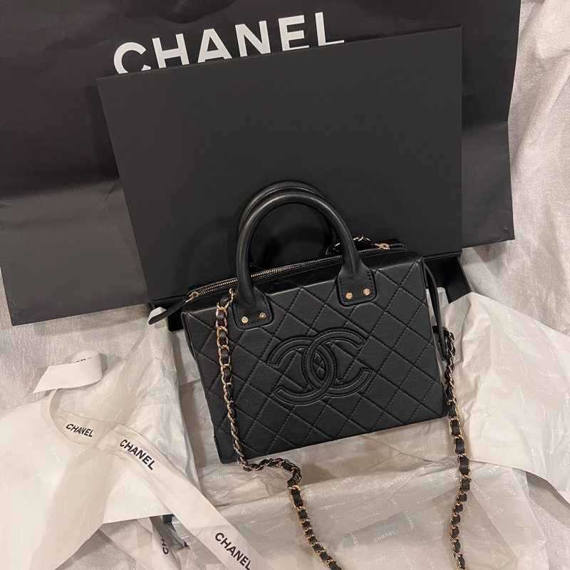 ෆ Chanel 22B Vanity Case限量✨盒子包 🉑放手機-6
