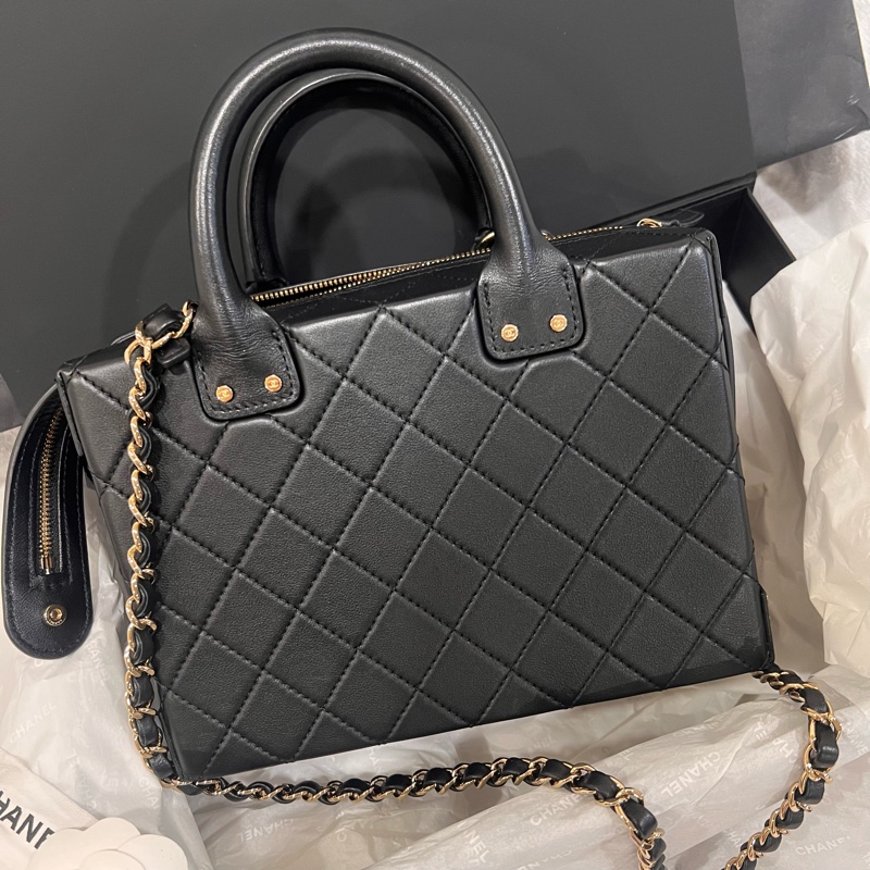 ෆ Chanel 22B Vanity Case限量✨盒子包 🉑放手機-9