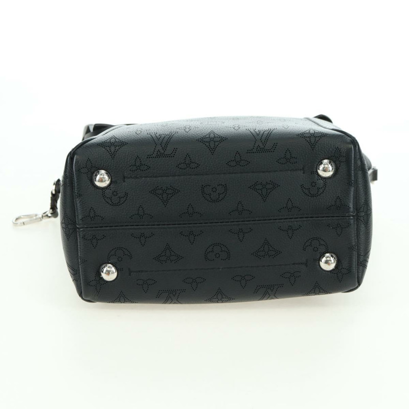 【日本直送】路易威登 Monogram Mahina Hina PM 手提包 黑色 M54350 LV 正品 175032A-8