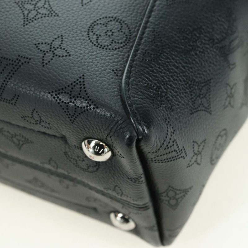 【日本直送】路易威登 Monogram Mahina Hina PM 手提包 黑色 M54350 LV 正品 175032A-12