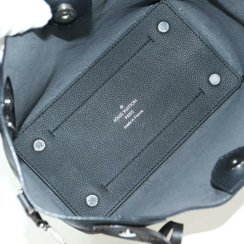 【日本直送】路易威登 Monogram Mahina Hina PM 手提包 黑色 M54350 LV 正品 175032A-20
