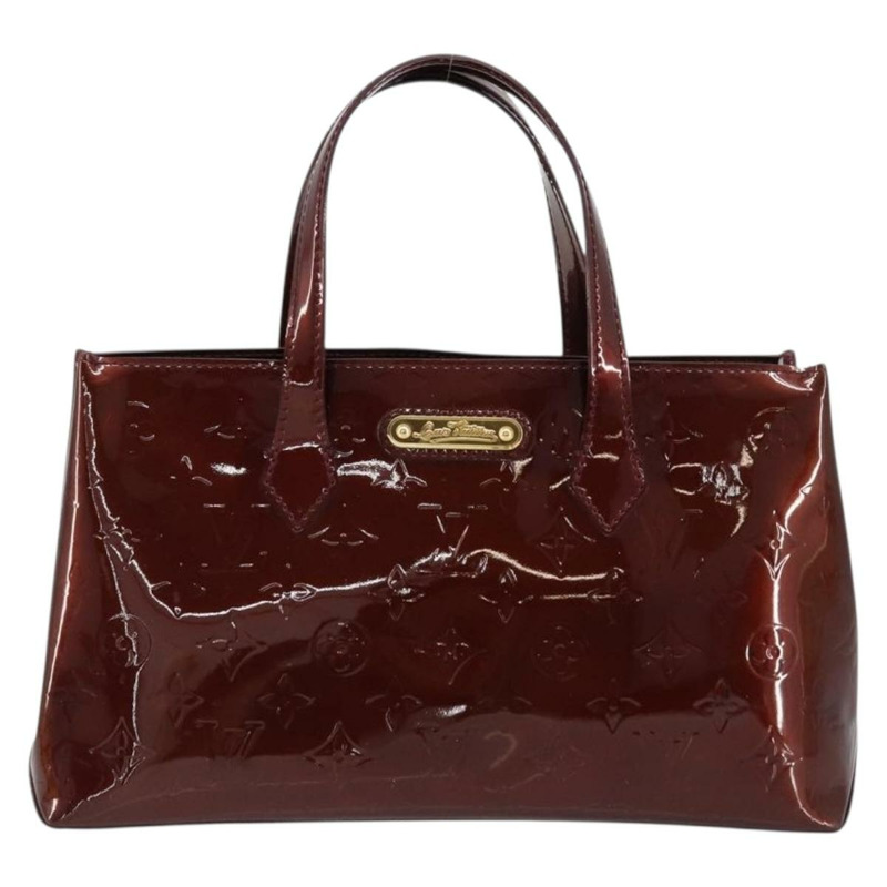 【日本直送】路易威登 Monogram Vernis Wilshire 小手袋 Pomme D'amour M93642 正品 BA12387A-1