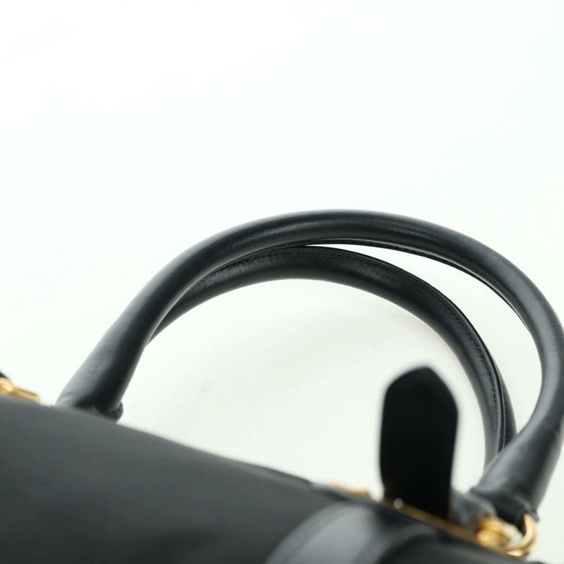 【日本直送】PRADA 尼龍手提包 黑色 金色 正品 177010V-7