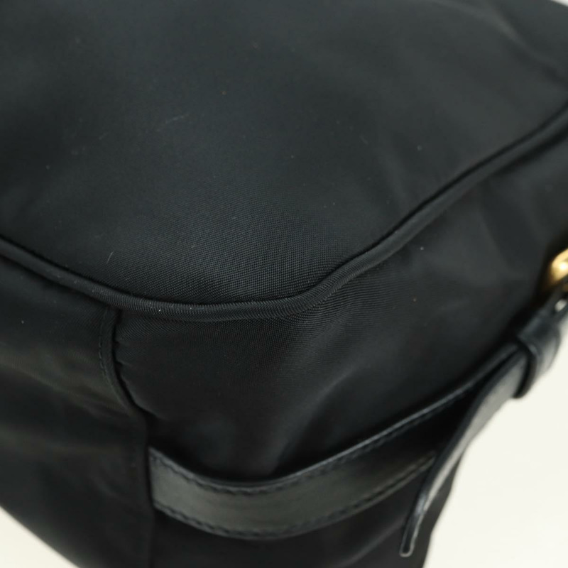 【日本直送】PRADA 尼龍手提包 黑色 金色 正品 177010V-12
