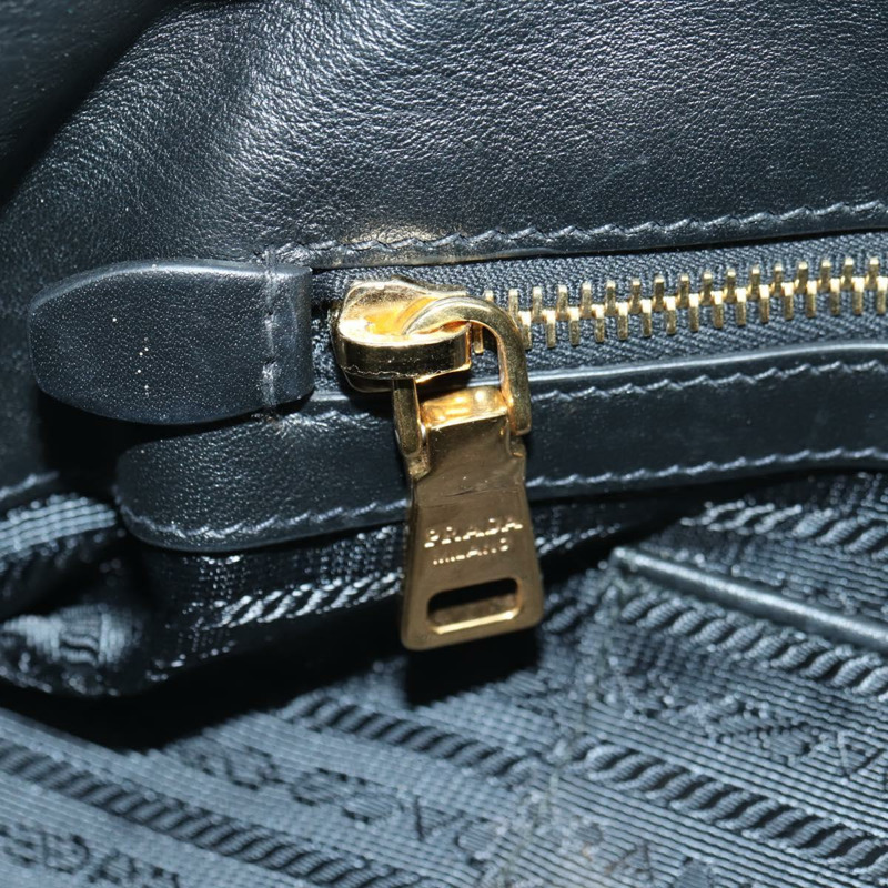 【日本直送】PRADA 尼龍手提包 黑色 金色 正品 177010V-19