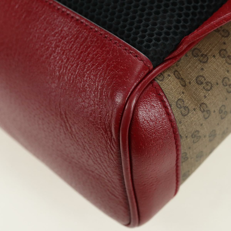 【日本直送】GUCCI Micro GG Supreme哆啦A夢雙肩包 PVC 米色 金色 647816 正品 BA12426M-15