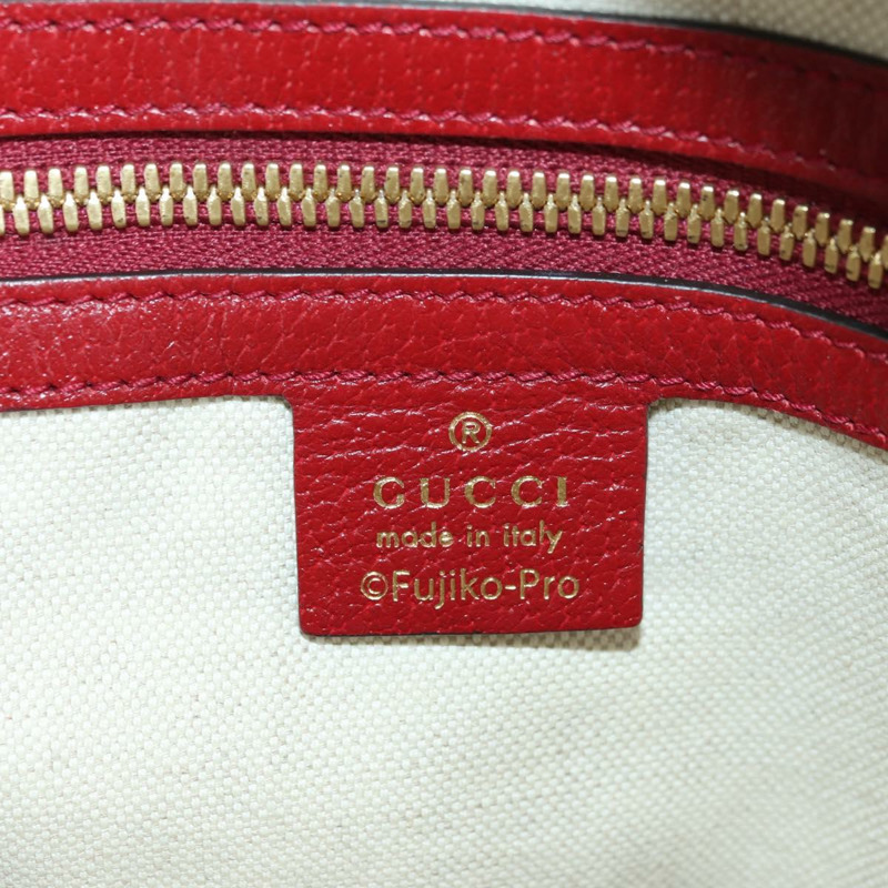 【日本直送】GUCCI Micro GG Supreme哆啦A夢雙肩包 PVC 米色 金色 647816 正品 BA12426M-20