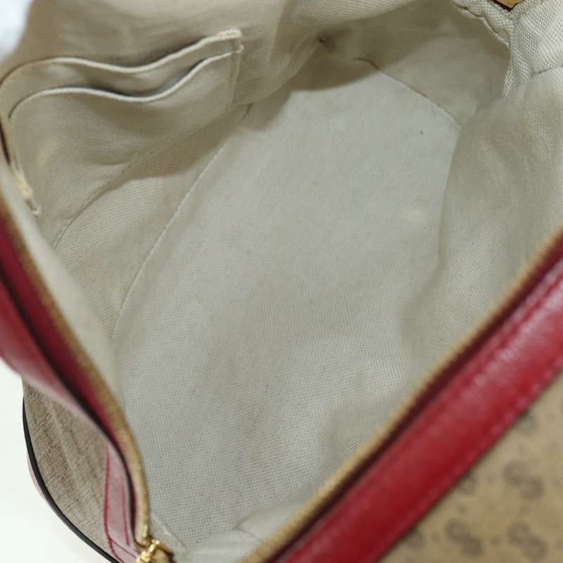 【日本直送】GUCCI Micro GG Supreme哆啦A夢雙肩包 PVC 米色 金色 647816 正品 BA12426M-21