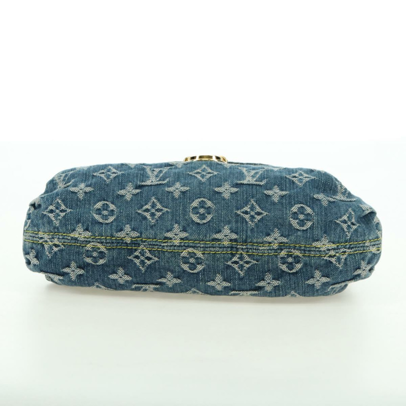 【日本直送】路易威登 Monogram Denim Mini Preity 手提包 藍色 M95050 LV Auth am11501SAM-9