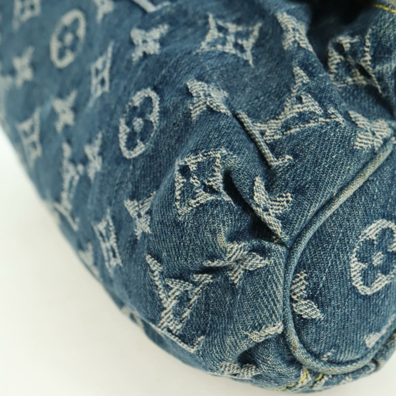 【日本直送】路易威登 Monogram Denim Mini Preity 手提包 藍色 M95050 LV Auth am11501SAM-13