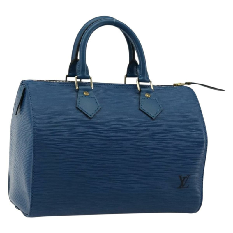 【日本直送】路易威登 Epi Speedy 25 手提包，托萊多藍，M43015，LV 正品，編號 177728A-0