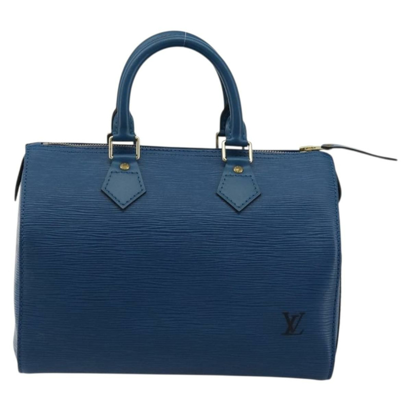 【日本直送】路易威登 Epi Speedy 25 手提包，托萊多藍，M43015，LV 正品，編號 177728A-1
