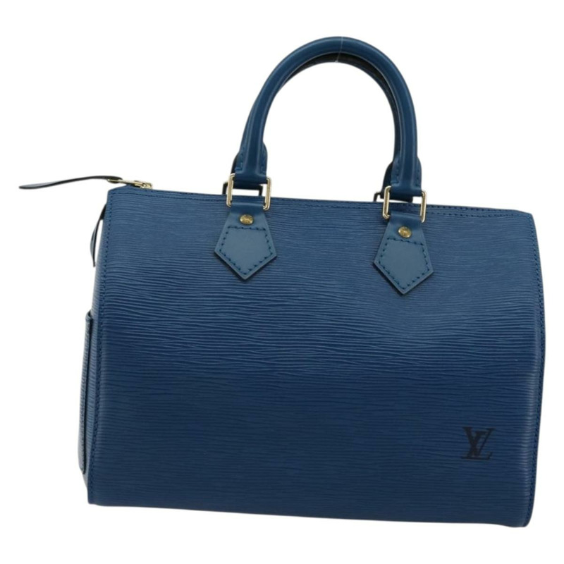 【日本直送】路易威登 Epi Speedy 25 手提包，托萊多藍，M43015，LV 正品，編號 177728A-2