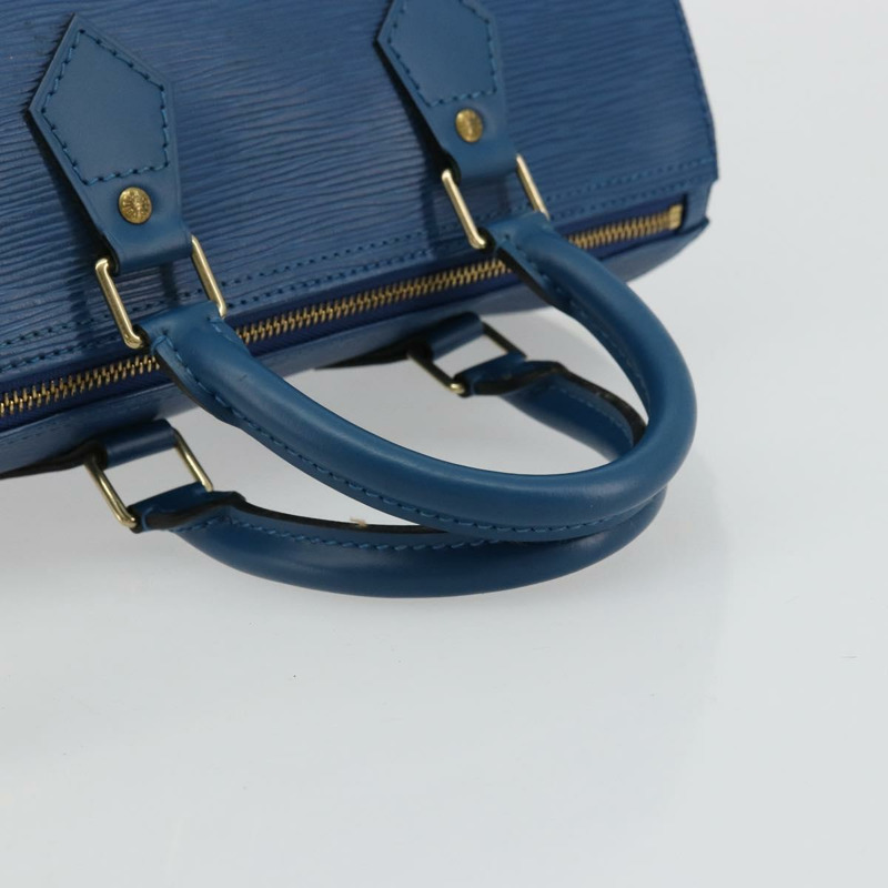 【日本直送】路易威登 Epi Speedy 25 手提包，托萊多藍，M43015，LV 正品，編號 177728A-6