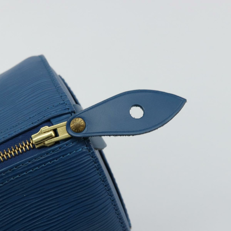 【日本直送】路易威登 Epi Speedy 25 手提包，托萊多藍，M43015，LV 正品，編號 177728A-13
