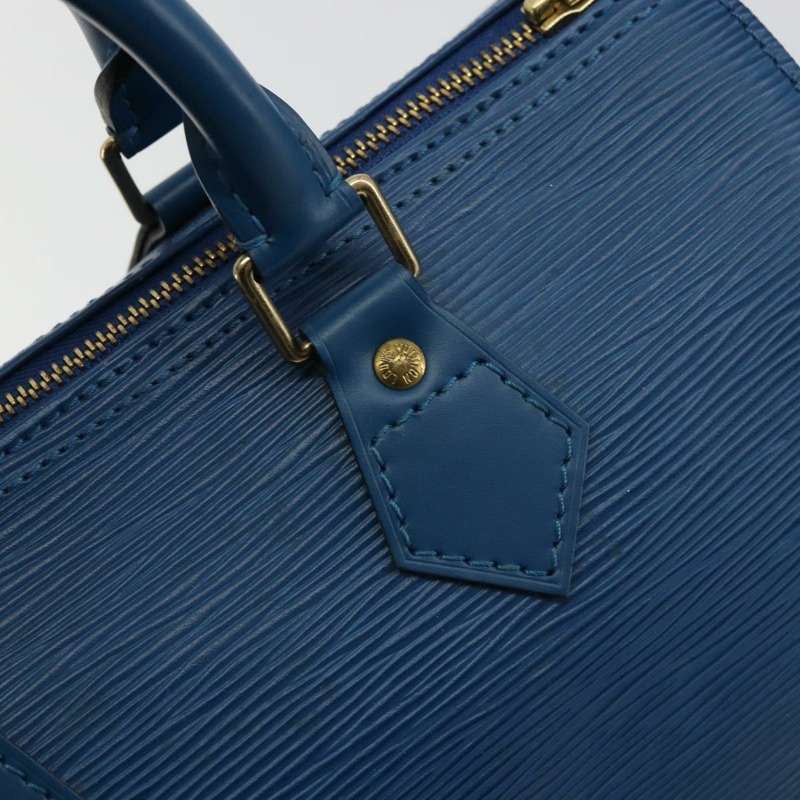 【日本直送】路易威登 Epi Speedy 25 手提包，托萊多藍，M43015，LV 正品，編號 177728A-14