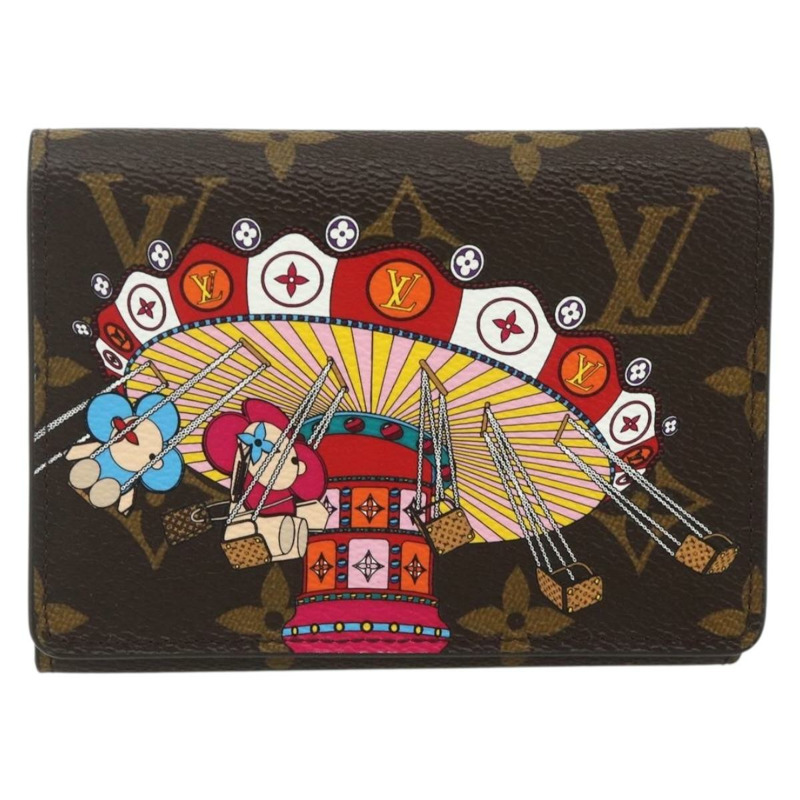 【日本直送】路易威登 Monogram Vivienne Portefeuille Victorine 粉紅 M69754 正品 168298M-1