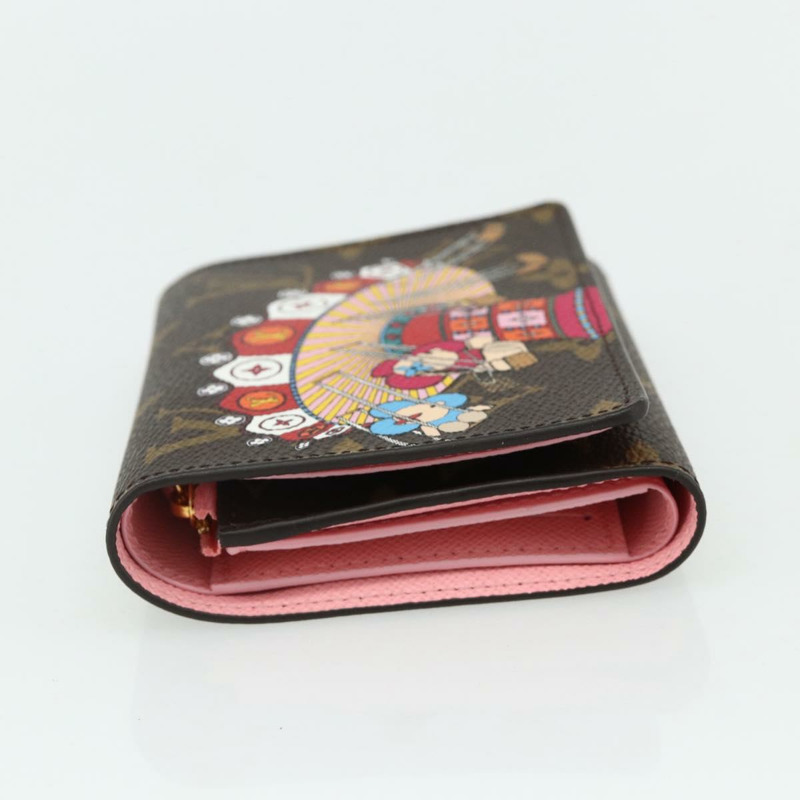 【日本直送】路易威登 Monogram Vivienne Portefeuille Victorine 粉紅 M69754 正品 168298M-3